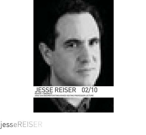 lecture: jesse REISER lecture: jesse REISER