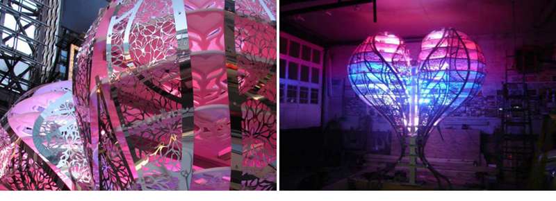 "Valentine to Times Square" Sculpture