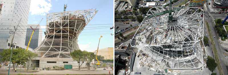 Structure, Museo Soumaya. FREE / Fernando Romero EnterprisE.