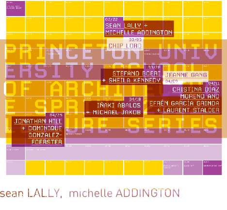 lecture: sean LALLY, michelle ADDINGTON lecture: sean LALLY, michelle ADDINGTON
