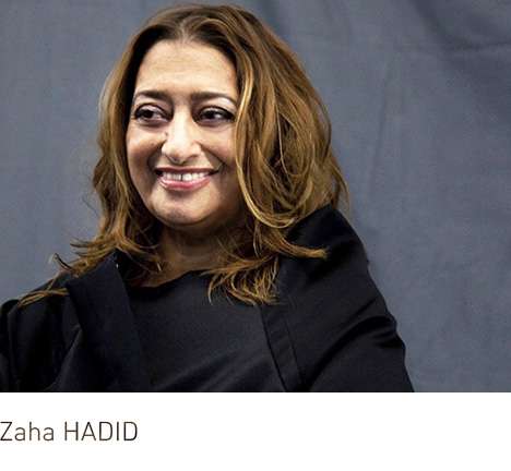 Zaha HADID. Photo: Giovanna SILVA Zaha HADID. Photo: Giovanna SILVA