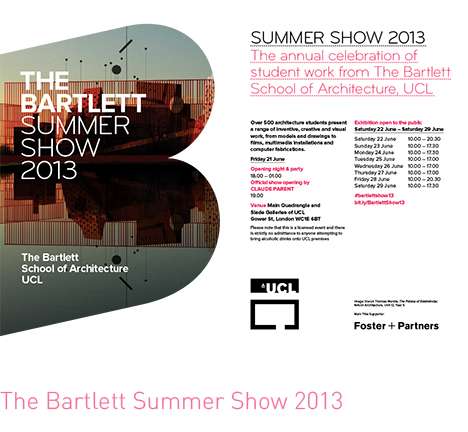 The Bartlett Summer Show 2013 The Bartlett Summer Show 2013