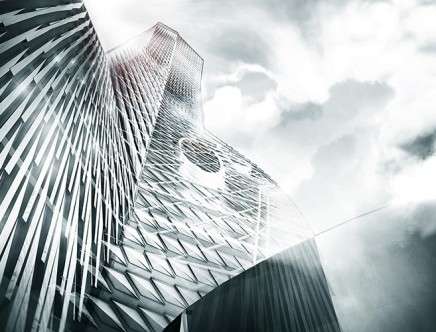 Brandon Scott SAMPSON, "Void Tower | Downtown Los Angeles." Exterior rendering.
