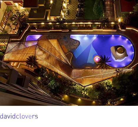 davidclovers, TRB109 WATERSCAPE. Aerial photograph of the pool lit at night. davidclovers, TRB109 WATERSCAPE. Aerial photograph of the pool lit at night.