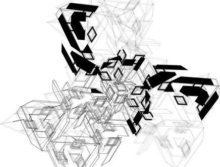 Fig. 3: Plan drawing (design studio project), Laurel Clark, RPI, 2012.