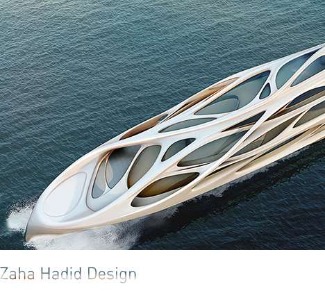 Zaha Hadid Design, "Superyacht for Blohm+Voss." Zaha Hadid Design, "Superyacht for Blohm+Voss."