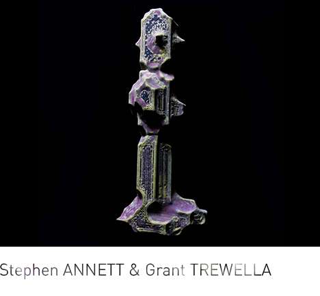 Stephen ANNETT & Grant TREWELLA, "Temple Of Atrophy." 3-D print. Stephen ANNETT & Grant TREWELLA, "Temple Of Atrophy." 3-D print.