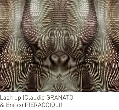 Lash up, "Textile design AW '14-15." Lash up, "Textile design AW '14-15."
