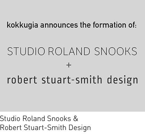 Studio Roland Snooks & Robert Stuart-Smith Design. Studio Roland Snooks & Robert Stuart-Smith Design.