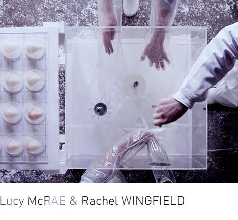 Lucy McRAE & Rachel WINGFIELD, "Biological Bakery." Skin-mixing machine. Lucy McRAE & Rachel WINGFIELD, "Biological Bakery." Skin-mixing machine.