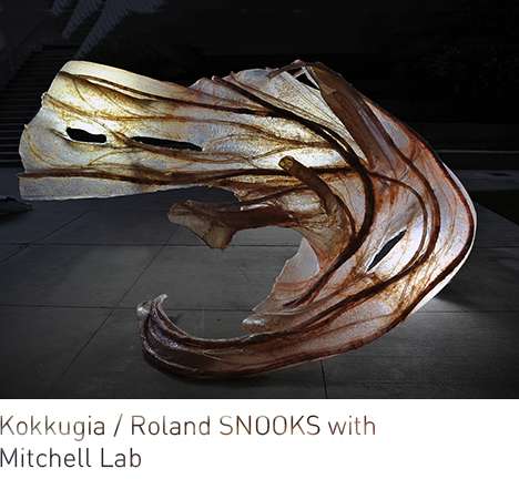 Kokkugia / Roland SNOOKS with Mitchell Lab, "Fibrous House." Kokkugia / Roland SNOOKS with Mitchell Lab, "Fibrous House."