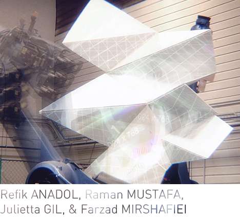 ANADOL, MUSTAFA, GIL, & MIRSHAFIEI, "The Aether Project." ANADOL, MUSTAFA, GIL, & MIRSHAFIEI, "The Aether Project."