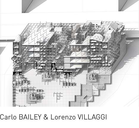 Carlo BAILEY & Lorenzo VILLAGGI, "Eidos: or, When Desire Becomes Matter." Oblique section. Carlo BAILEY & Lorenzo VILLAGGI, "Eidos: or, When Desire Becomes Matter." Oblique section.