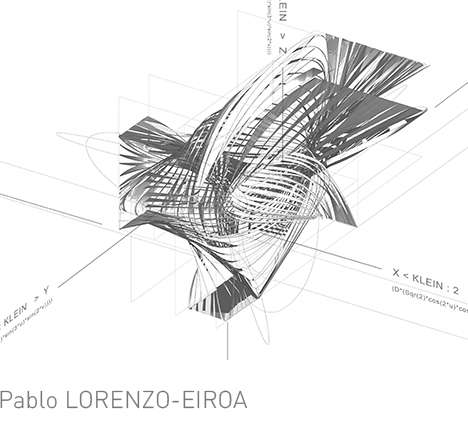 Pablo LORENZO-EIROA (Eiroa Architects), "House II version B." Worm's-eye axonometric. Pablo LORENZO-EIROA (Eiroa Architects), "House II version B." Worm's-eye axonometric.
