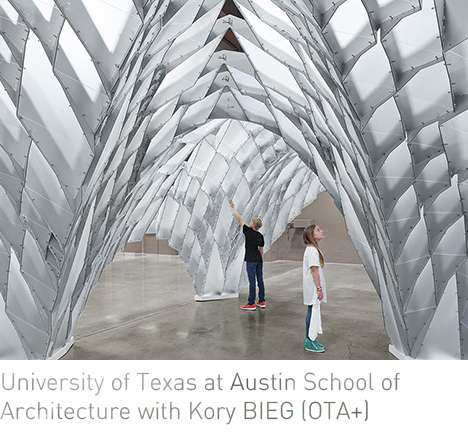University of Texas at Austin School of Architecture with Kory BIEG, "Caret 6." Photo: Kory BIEG. University of Texas at Austin School of Architecture with Kory BIEG, "Caret 6." Photo: Kory BIEG.