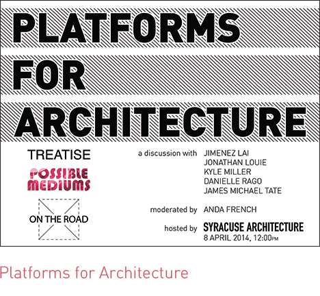 Platforms for Architecture. Platforms for Architecture.