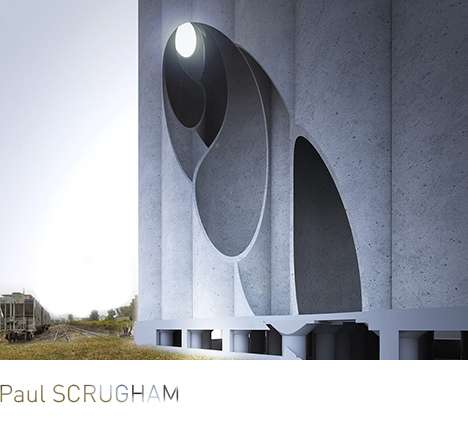 Paul SCRUGHAM, "Silo Breaking." Sundial rendering. Paul SCRUGHAM, "Silo Breaking." Sundial rendering.