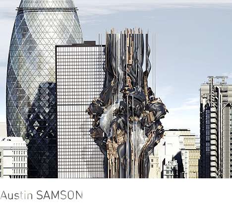 Austin SAMSON, "Non-Axisymmetric Disruptions." City/contextual elevation. Austin SAMSON, "Non-Axisymmetric Disruptions." City/contextual elevation.