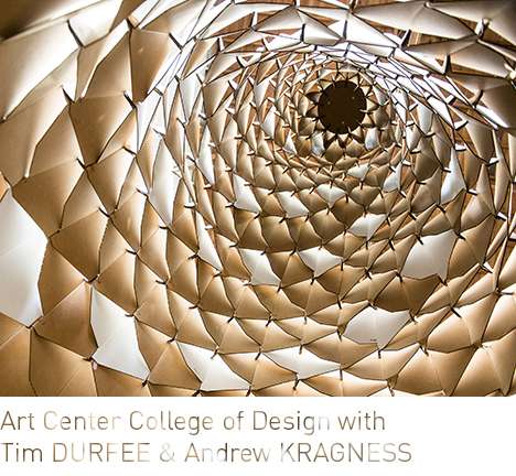 Art Center College of Design, MDP with Tim DURFEE & Andrew KRAGNESS, "12/8 Tower." Photo: Oscar Qi Yuan Li. Art Center College of Design, MDP with Tim DURFEE & Andrew KRAGNESS, "12/8 Tower." Photo: Oscar Qi Yuan Li.