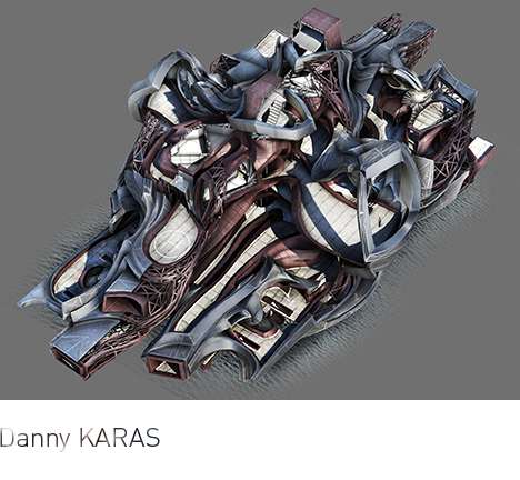 Danny KARAS, "M&N." Cutaway rendering, exterior. Danny KARAS, "M&N." Cutaway rendering, exterior.