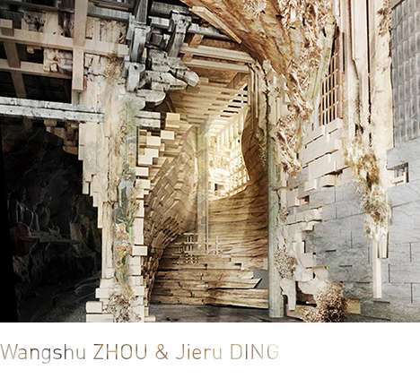 Wangshu ZHOU & Jieru DING, "Resourceful Fallibility." Interior rendering. Wangshu ZHOU & Jieru DING, "Resourceful Fallibility." Interior rendering.