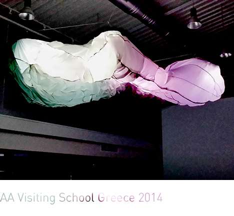 AA Visiting School Greece 2014, "Aethyr." Aethyr moving, actively lit. AA Visiting School Greece 2014, "Aethyr." Aethyr moving, actively lit.
