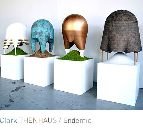 Clark THENHAUS / Endemic, "A Project Four Domes Nowhere in the Middle." Models. Clark THENHAUS / Endemic, "A Project Four Domes Nowhere in the Middle." Models.