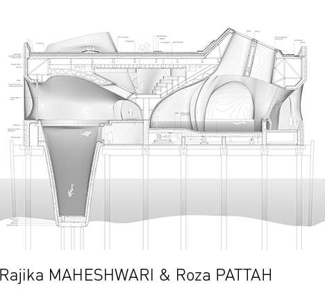 Rajika MAHESHWARI & Roza PATTAH, "Natatorium on the Hudson." Section. Rajika MAHESHWARI & Roza PATTAH, "Natatorium on the Hudson." Section.