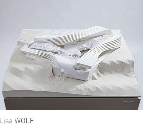 Lisa WOLF, "Aerial Station La Paz." Model. Lisa WOLF, "Aerial Station La Paz." Model.