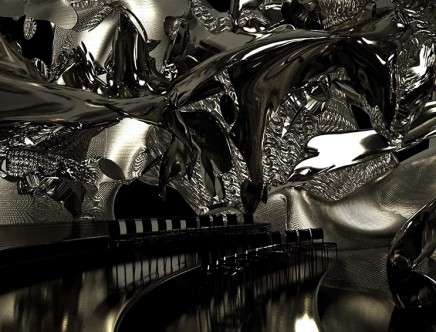 Rachael McCALL, "Frayed and Polished." Theatre interior.