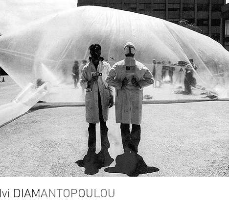 Ant Farm, Clean Air Pod (1970). Performance at lower Sproul Plaza, University of California, Berkeley. Ant Farm, Clean Air Pod (1970). Performance at lower Sproul Plaza, University of California, Berkeley.