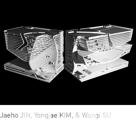 Jaeho JIN, Yongjae KIM, & Wongi SU, "Re-Imaging Penn Station." Jaeho JIN, Yongjae KIM, & Wongi SU, "Re-Imaging Penn Station."