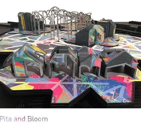 Pita & Bloom, "The New Zocalo." Model, detail. Pita & Bloom, "The New Zocalo." Model, detail.