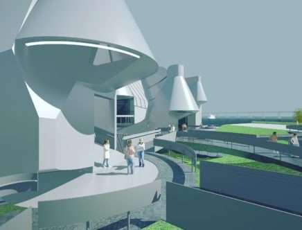Preliminary Research Office, "Yeoui Naru Ferry Terminal", Render