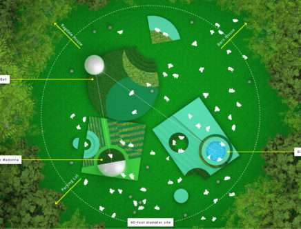 EXTENTS, "Reflections on the Lawn.", Site Plan